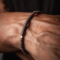 Bracelet Mano-J. Man CUBY DAD in Titanium MINBRT25BCUB - MINBRT25BCUB